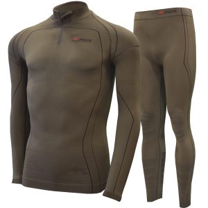 Арт : PREDATOR ZIP<BR>(Комплект для мужчин)<br>(Полипропилен X-Dry и Ионы Серебра)<br>Цвет: Хаки<BR>От +25° До -25°