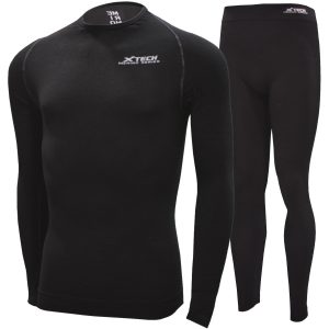 Арт : MERINO TECH<BR>(Комплект для мужчин и женщин)<br>(Английская шерсть мериноса)<br>Цвет: Черный<BR>От +15° До -30°
