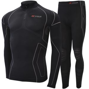 Арт : RACE 3 ZIP<BR>(Комплект для мужчин)<br>(Полипропилен X-Dry и волокно Карбона)<br>Цвет: Черный<BR>От +25° До -25°