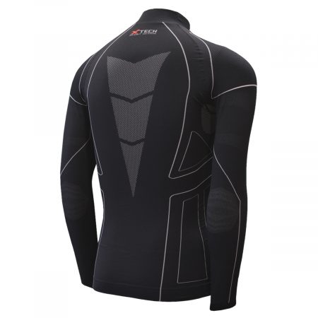 Арт : RACE 3 ZIP<BR>(Комплект для мужчин)<br>(Полипропилен X-Dry и волокно Карбона)<br>Цвет: Черный<BR>От +25° До -25° — изображение 2