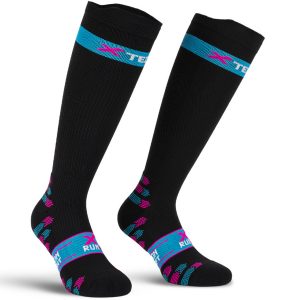 Арт : X RUN<br>(Полипропилен Dryarn)<br>Цвет: Черный/Голубой<br>От +30° До -10°