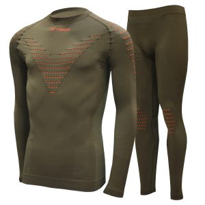 Арт : TACTICAL<BR>(Комплект с 3D зонами для мужчин)<br>(Полипропилен Dryarn и Ионы Серебра)<br>Цвет: Хаки<br>От +10° До -40°