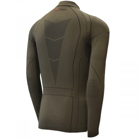 Арт : PREDATOR ZIP<br>(Водолазка на молнии для Мужчин)<br>(Полипропилен X-Dry и Ионы Серебра)<br>Цвет: Хаки<br>От +25° До -25° — изображение 2