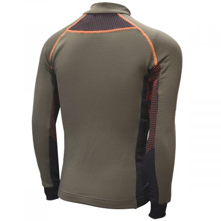 Арт : COMPASS<BR>(Техническая Кофта)<br>Цвет: Хаки<br>От +25° До -10° — изображение 3